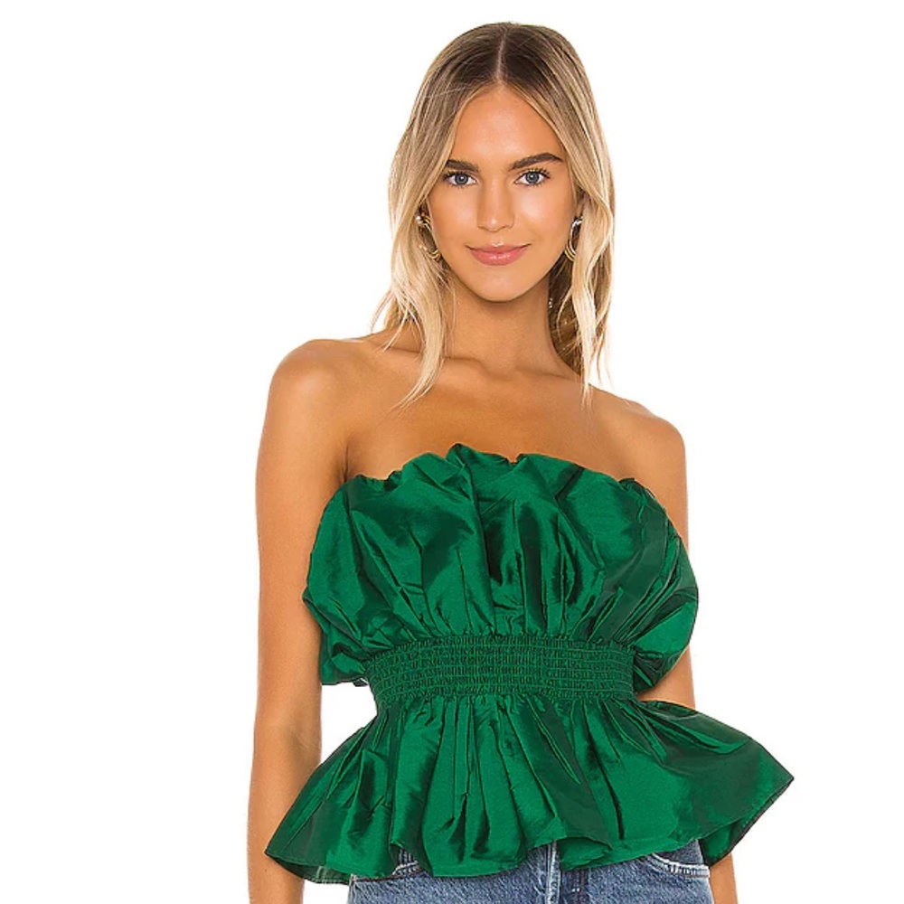 Majorelle. Revolve Natasia Top in Green